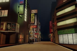 create detailed roblox rp city, tycoon, obby map with interiors, road buildings