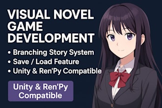 code visual novel script with branching dialogue ui save system unity game ui