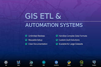 build automated gis workflows for fme arcgis qgis