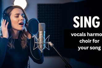record background vocals, harmony, choir for your song