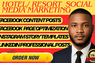 restaurant cafe hotel instagram social media ads content creation marketing