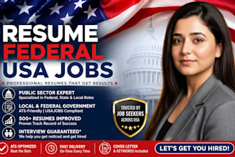 provide federal resume writing for usajobs, gs, ses, veterans