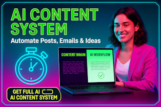 build a personalised ai content system that automates your posts and idea