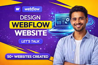 design a modern webflow website, webflow expert, webflow design