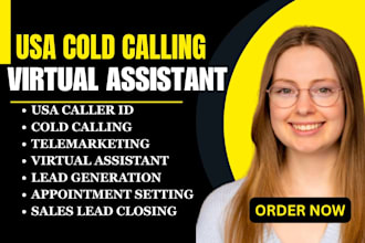 be real estate virtual assistant for cold calling appointment setting sales lead