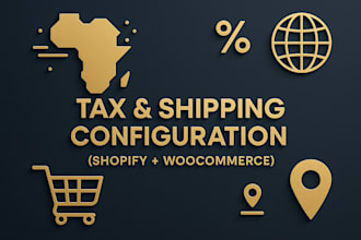 set up accurate tax and shipping zone rates for shopify and woocommerce stores