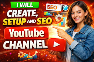 create and setup youtube channel professionally