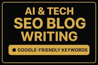 write high quality SEO optimized articles and blog posts
