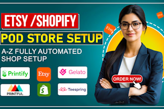setup your etsy pod store with printify and SEO listings