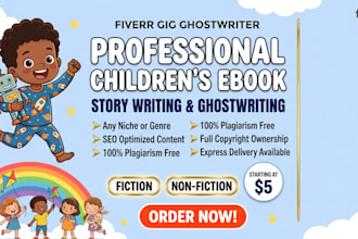ghostwrite kindle ebook fiction or nonfiction ghost writer