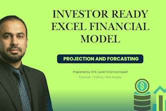 do excel financial modeling and build a professional financial model