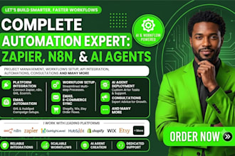 create zapier make com n8n api integration ai agent and whatsapp chatbot system