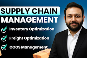 supply chain management logistics expert for inventory, forecasting fulfillment