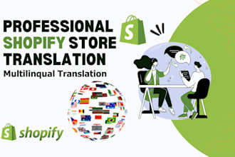 translate shopify store from any language into multilingual translation