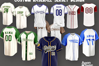 design custom baseball jerseys in any style you want