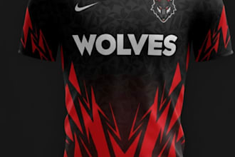 create unique custom designs for sportswear and jerseys