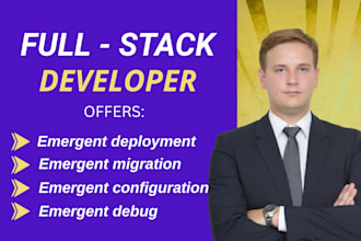 fix emergent sh deployment error build emergent app emergent migration wordpress