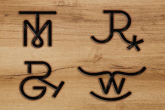 design a western, cattle brand style, farm and ranch logo