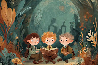 draw children book illustrations and kids book illustrations