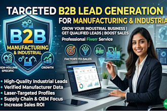 targeted b2b lead generation for manufacturing and industrial