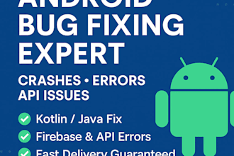 fix android app bugs and crashes in kotlin or java