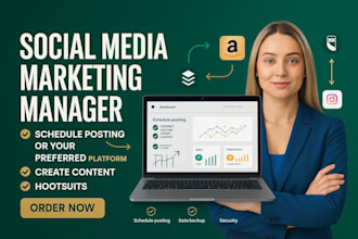 be social media marketing manager create content schedule posts hootsuite buffer