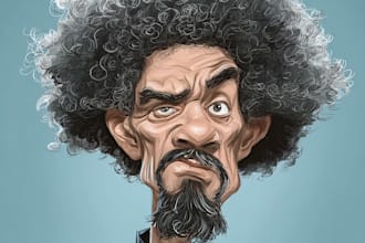 draw a caricature, cartoon caricatures