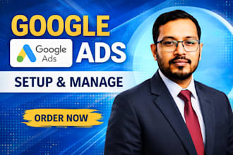 set up and manage google ads campaigns as a PPC ads manager