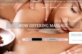 design a premium medical spa website for aesthetic clinics and botox providers