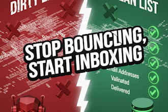 audit and deep clean your email list to prevent spam bans