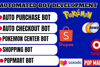 do auto purchase bot, shopping bot, target bot, auto buying bot, pokemon bot
