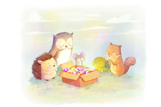 draw watercolor childrens book illustration for amazon kdp