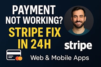 fix stripe checkout, payment, or subscription errors in 24h