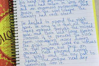 write anything with my beautiful handwriting