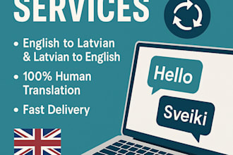 translate english and latvian fast and accurately