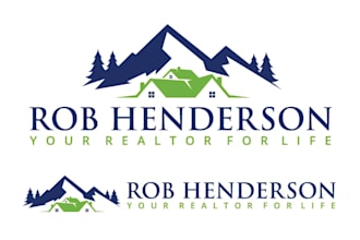 do real estate property luxury home building company logo