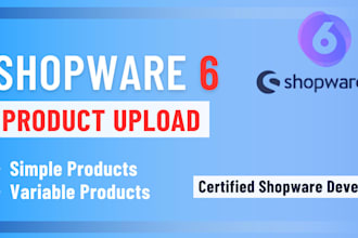 professionelle shopware 5 and 6 produkt and artikelpflege für mehr verkaufe