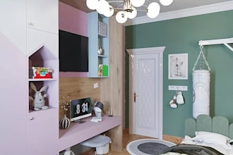 create modern interior desing with realistic 3d renders