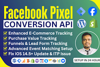 setup and fix fb pixel, facebook conversion API with ga4 ecommerce tracking gtm