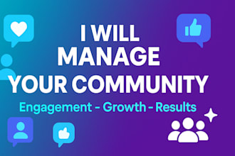 be your community moderator and organic growth manager