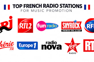 promote and airplay your music on top france radio stations