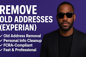 remove outdated personal information and old addresses from your experian credit