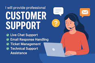 be your reliable customer support agent for live chat, email