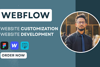 update or customize webflow template, fix webflow website