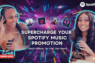 do organic spotify music promo