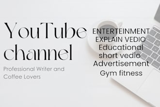 best and experienced script writing for youtube channel