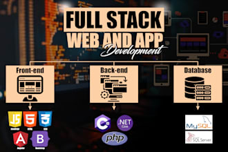 develop complete full stack web systems for companies,shops and portfolio