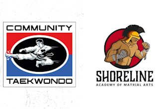 design a karate, jiu jitsu, gym, martial art fitness logo