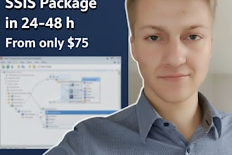 create, fix or optimize your ssis package and mssql etl