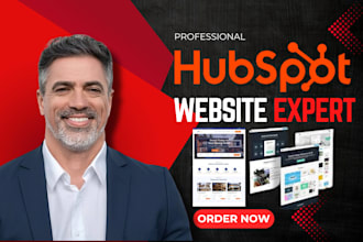 design hubspot real estate website, create hubspot landing page